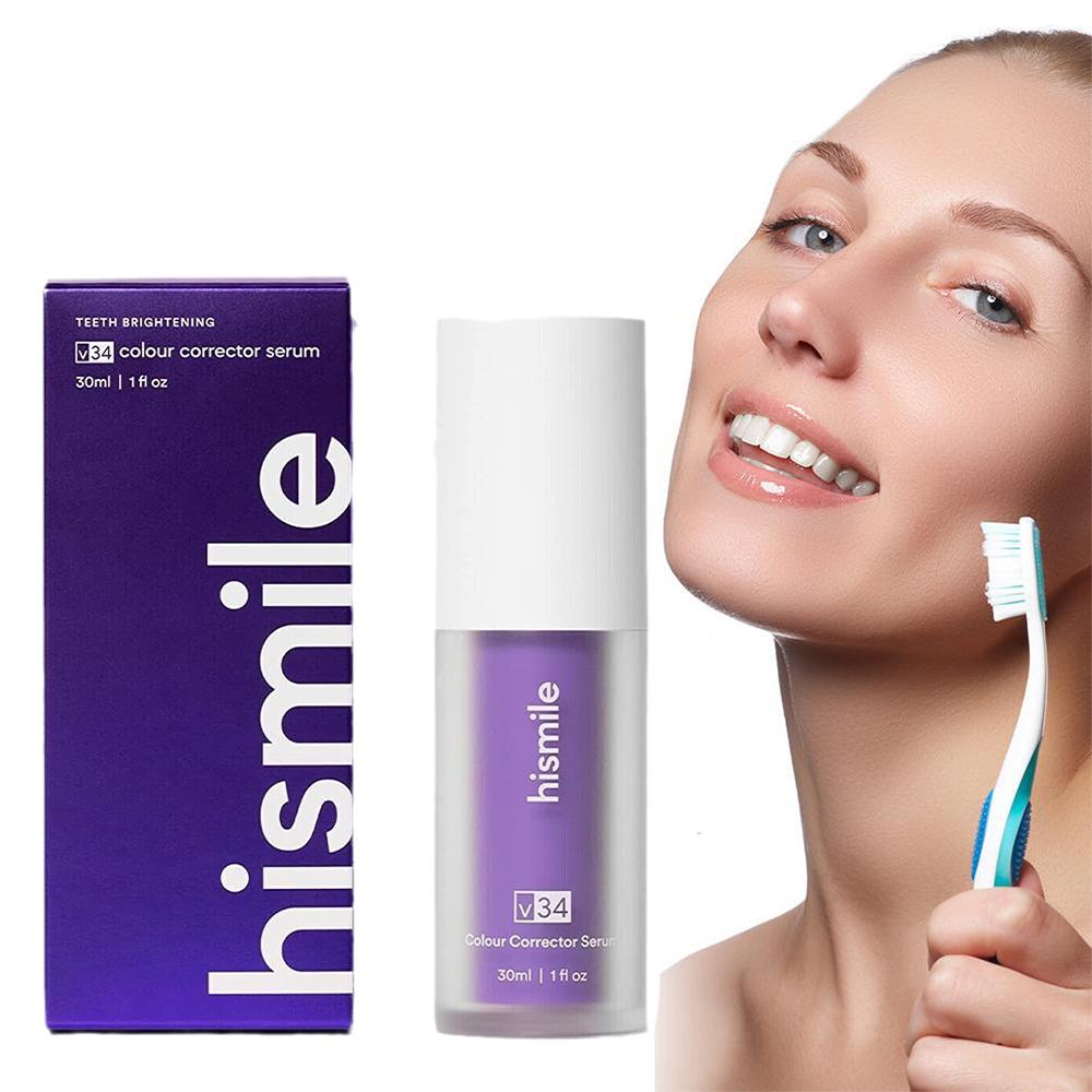 Teeth Whitening Crest - Hismile V34 Purple Teeth Whitening Serum,Colour