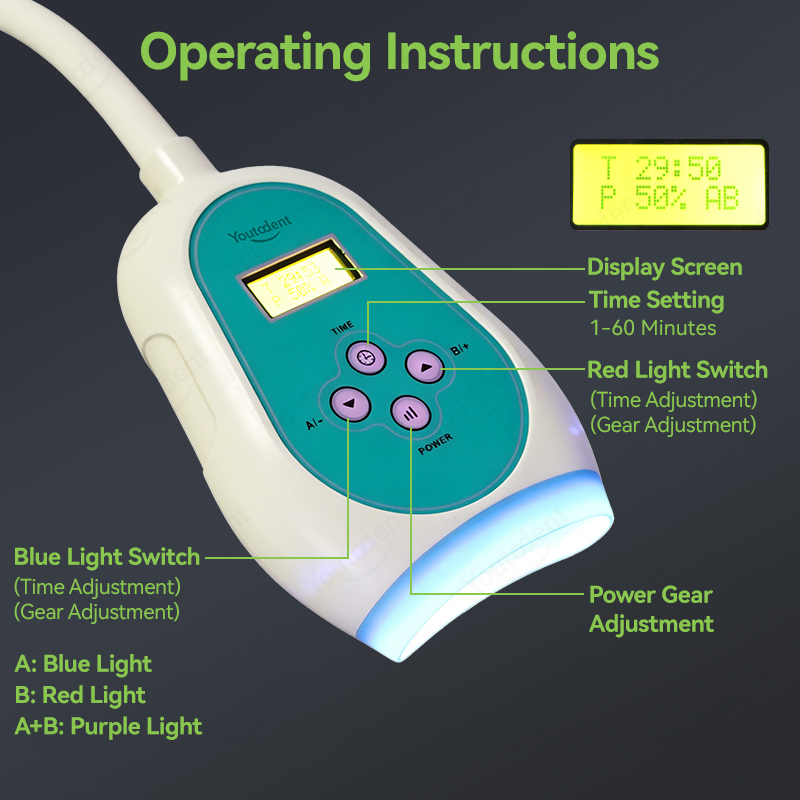 50W Dental Touch Screen 3 Colo - Teeth Whitening Dental review and price