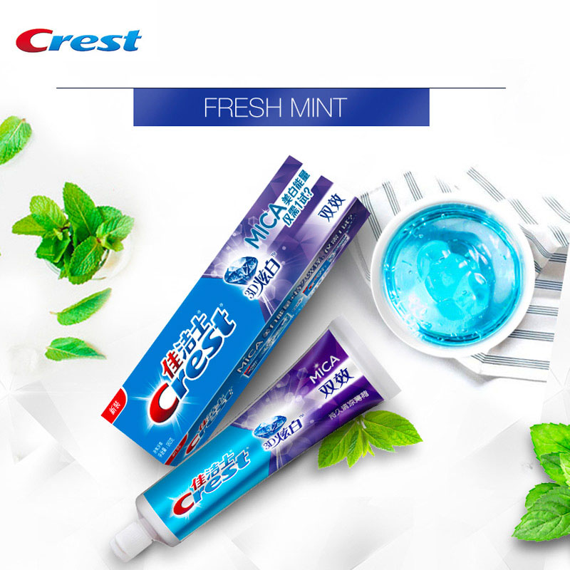 Crest 3D MICA Toothpaste Fluor - Teeth Whitening Crest review and price
