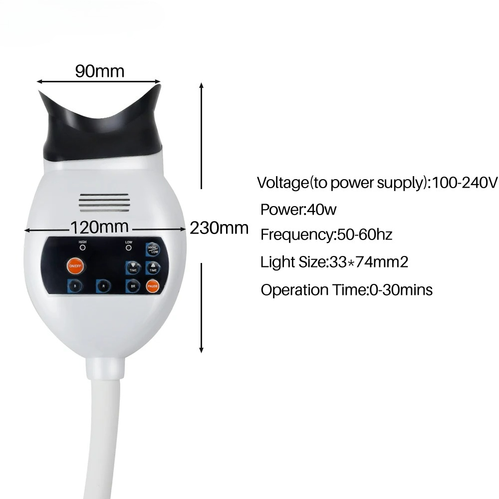Adjustable 3 Colors LED Teeth  - Teeth Whitening Dental review and price