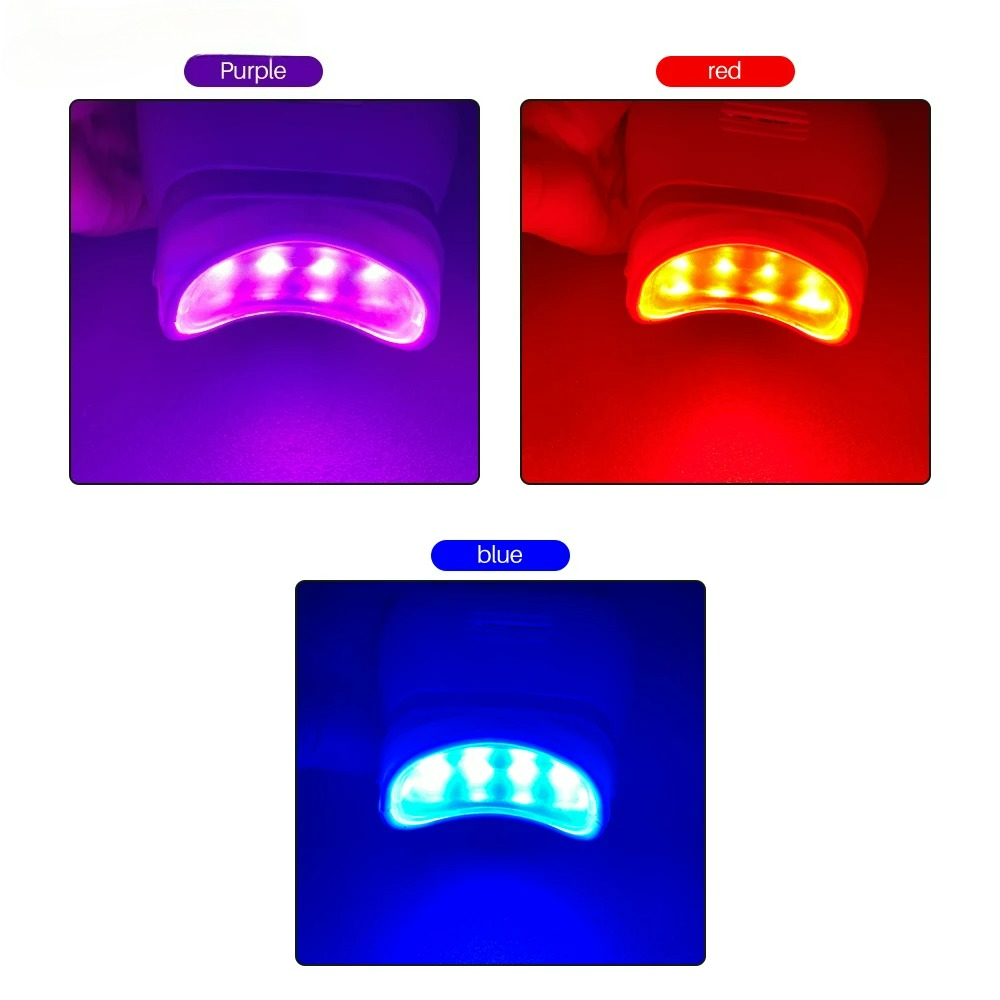 Adjustable 3 Colors LED Teeth  - Teeth Whitening Dental review and price