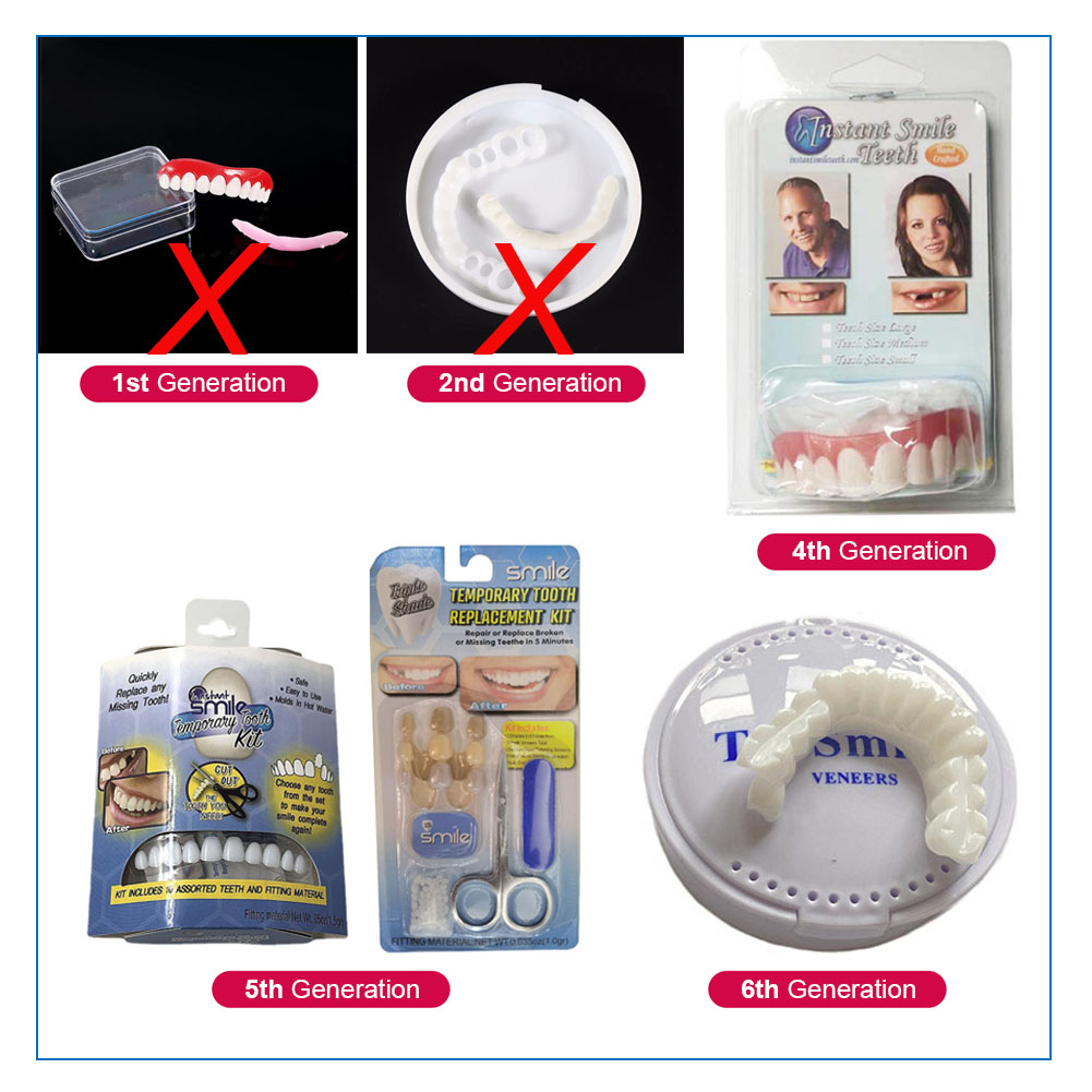5Pcs Upper Lower Fake Tooth Ve - Teeth Whitening With Braces review and price