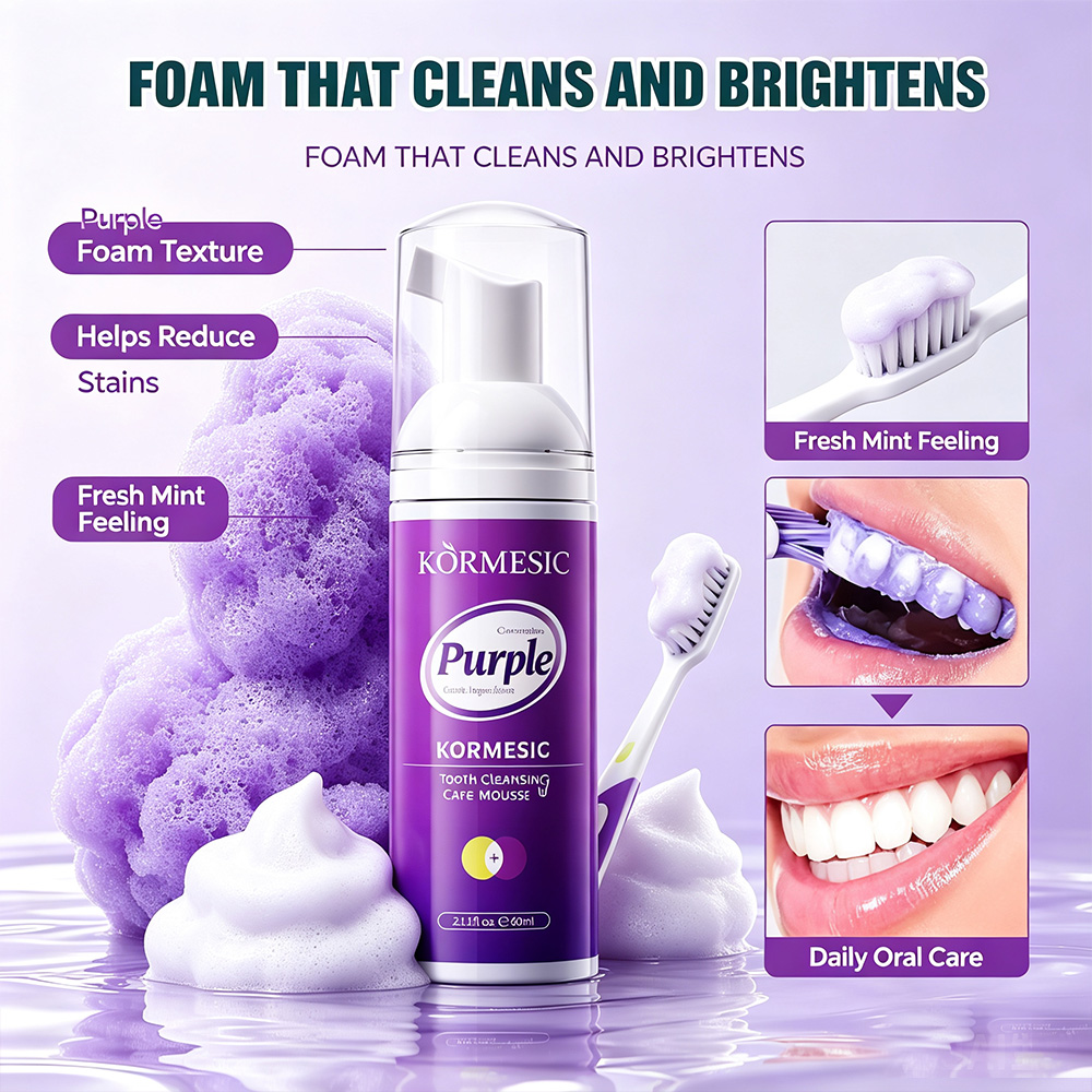 Purple Whitening Tooth Mousse  - Teeth Whitening Crest review and price