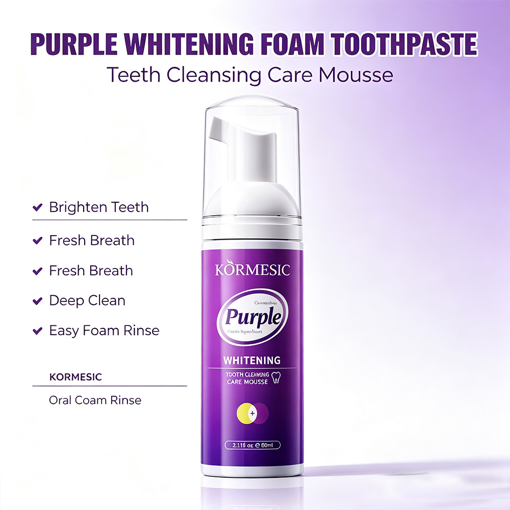 Purple Whitening Tooth Mousse  - Teeth Whitening Crest review and price