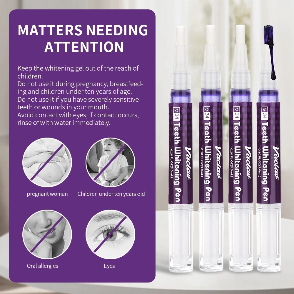 Vaclav V34 Purple teeth whiten - Teeth Whitening Crest review and price