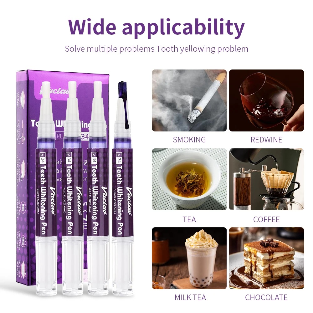 Vaclav V34 Purple teeth whiten - Teeth Whitening Crest review and price